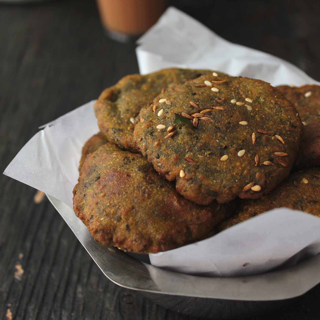 Bajri Methi Na Vada Recipe - Pearl Millet Flour Fritters