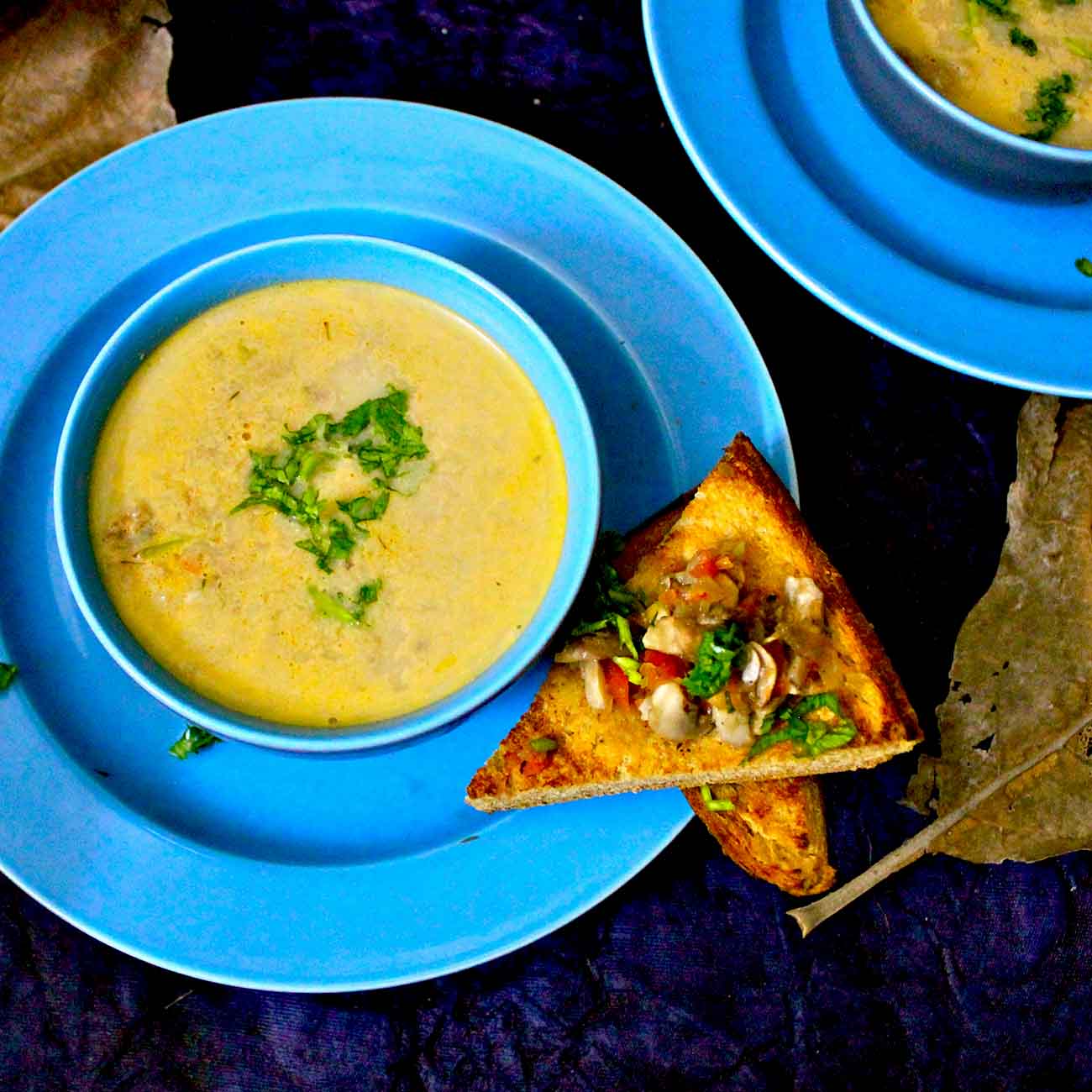 Garlic And Mushroom Soup Recipe