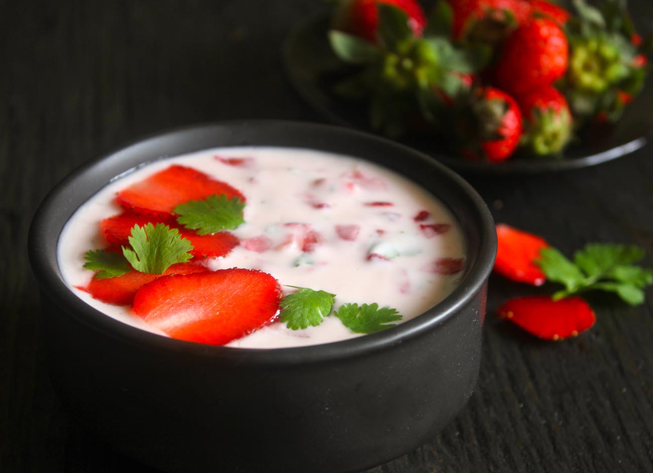 Strawberry Raita Recipe