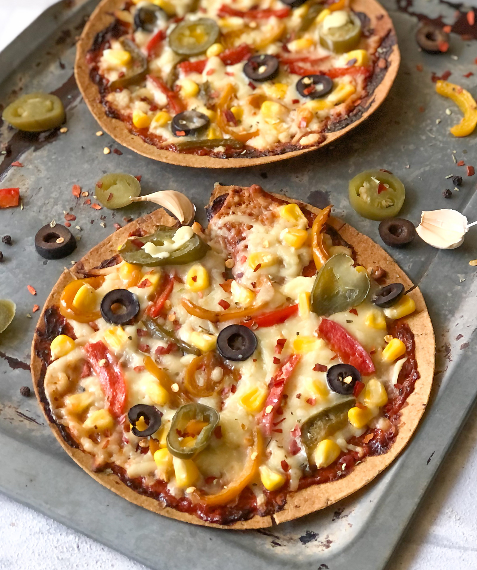 Khakhra Vegetable Pizza Recipe Khakhra Vegetable Pizza Recipe