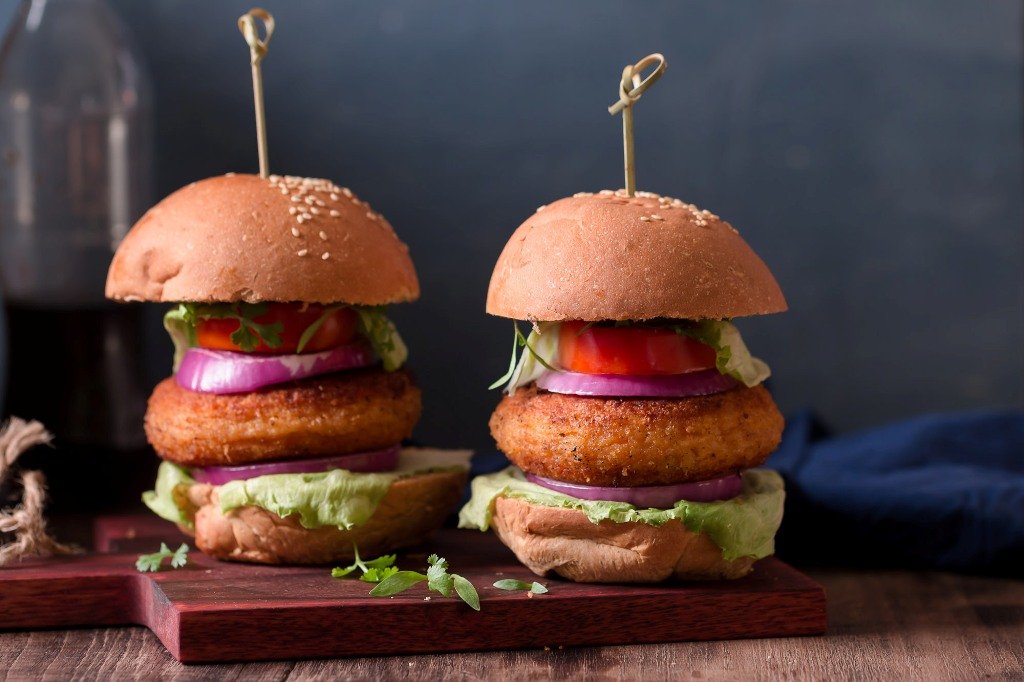 Aloo Tikki Burger Recipe