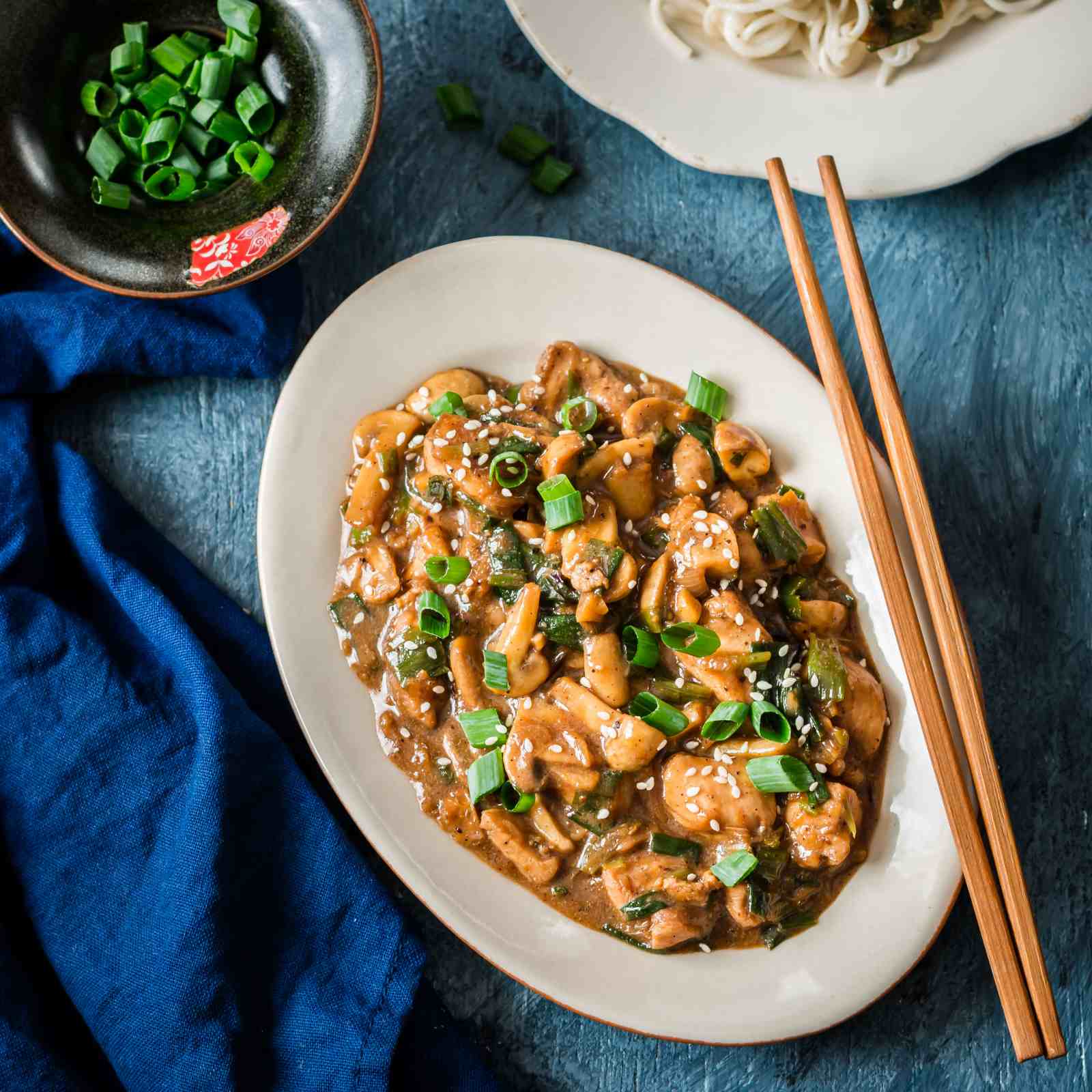 Cantonese Chicken With Mushrooms Recipe