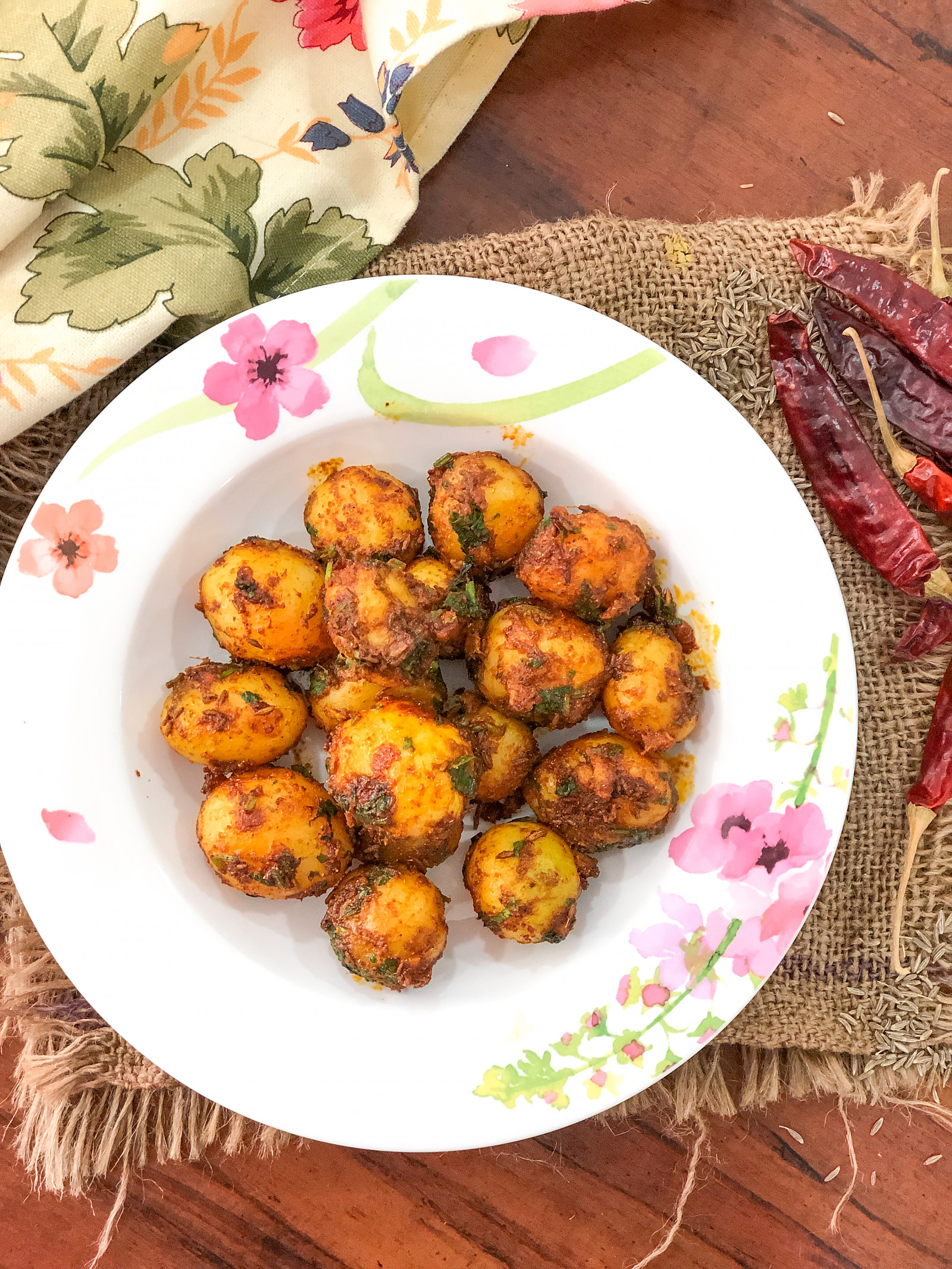 Jeera Hing Aloo Recipe - No Onion No Garlic Recipe