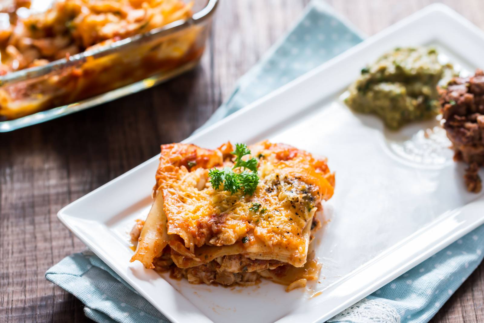 Лазанья из курицы