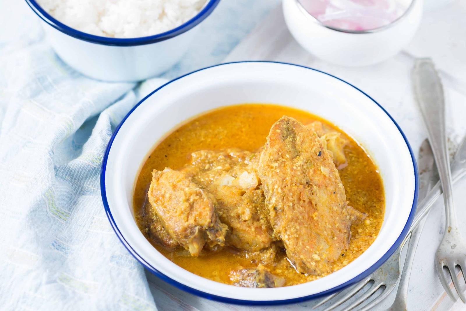 Doi Bhetki Recipe - Bengali Style Yogurt Fish Curry by Archana's Kitchen