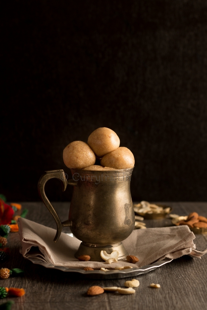 Kaju Badam Ladoo Recipe 