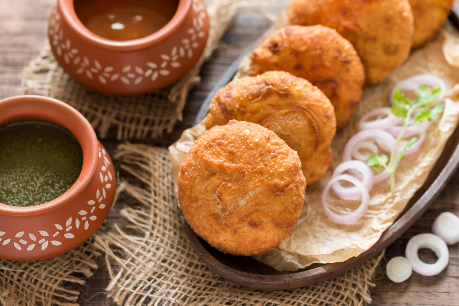 Image result for Rajasthan: Pyaaz Kachori