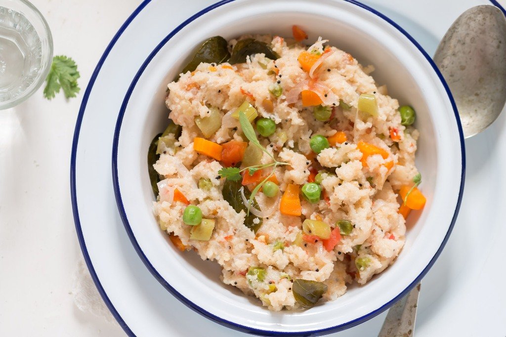 Vegetable Rice Upma Recipe