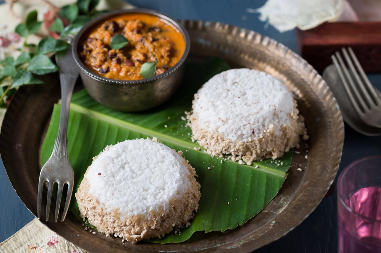 Whole Wheat Flour Puttu Recipe by Archana's Kitchen