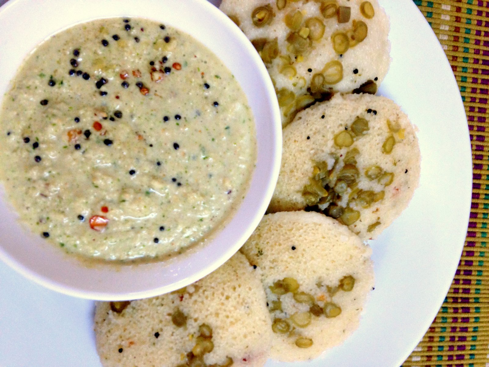 Instant Masala Beans Idli Recipe