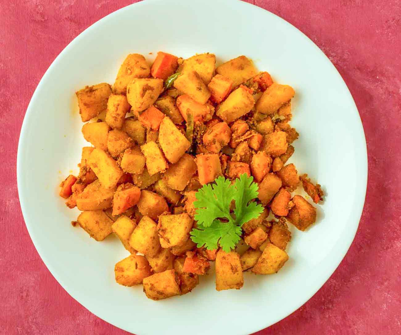 carrot and aloo subzi