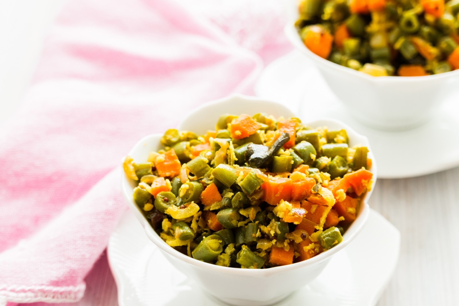 Carrot and beans thoran Recipe