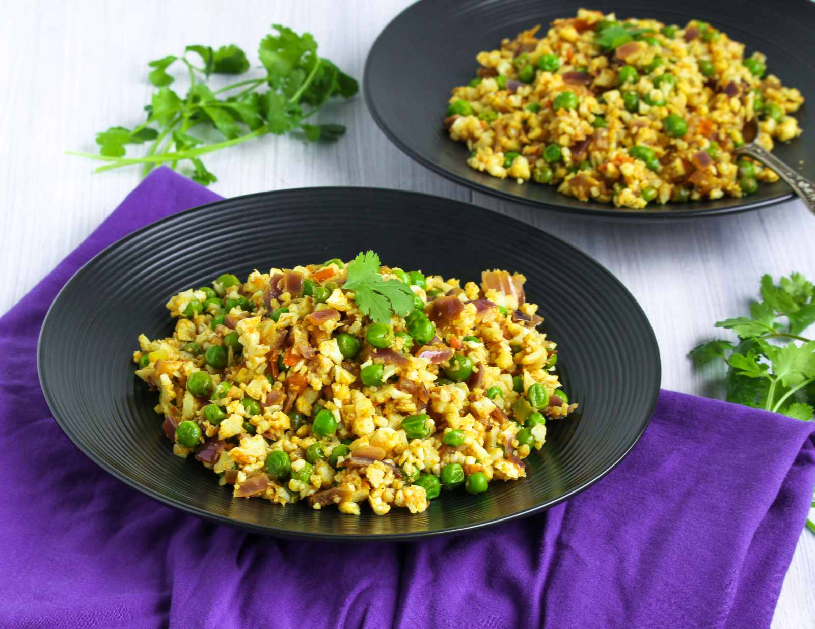 Cauliflower Matar Bhurji Recipe Cauliflower Matar Bhurji Recipe