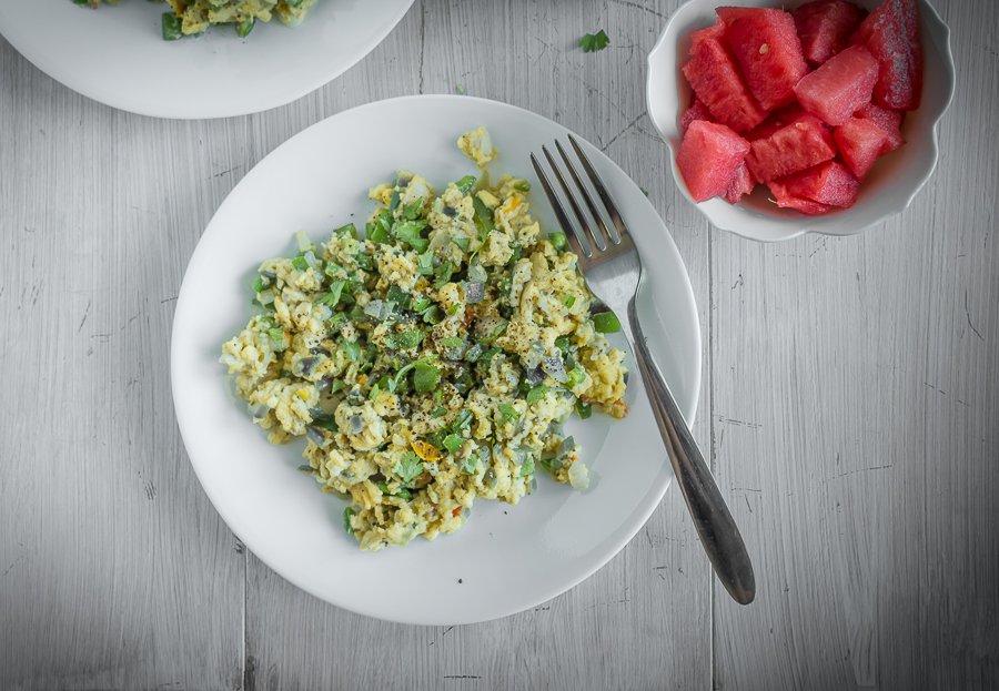 Spicy Jalapeno Scrambled Eggs Recipe