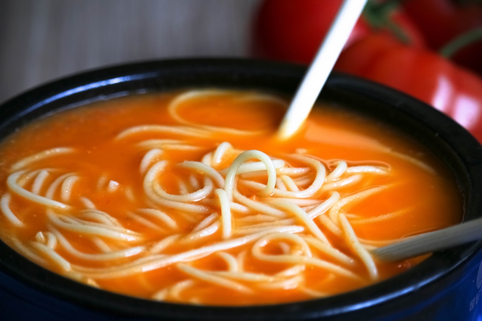 Tomato Millet Noodle Soup recipe