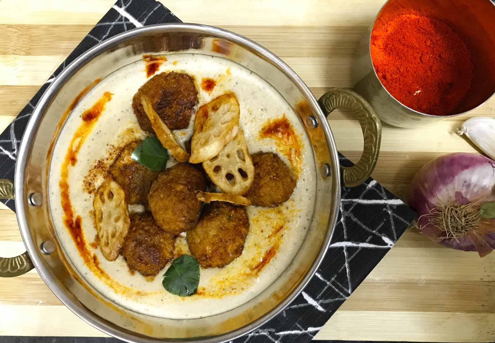 Lotus Stem Koftas in Silky Gravy Recipe