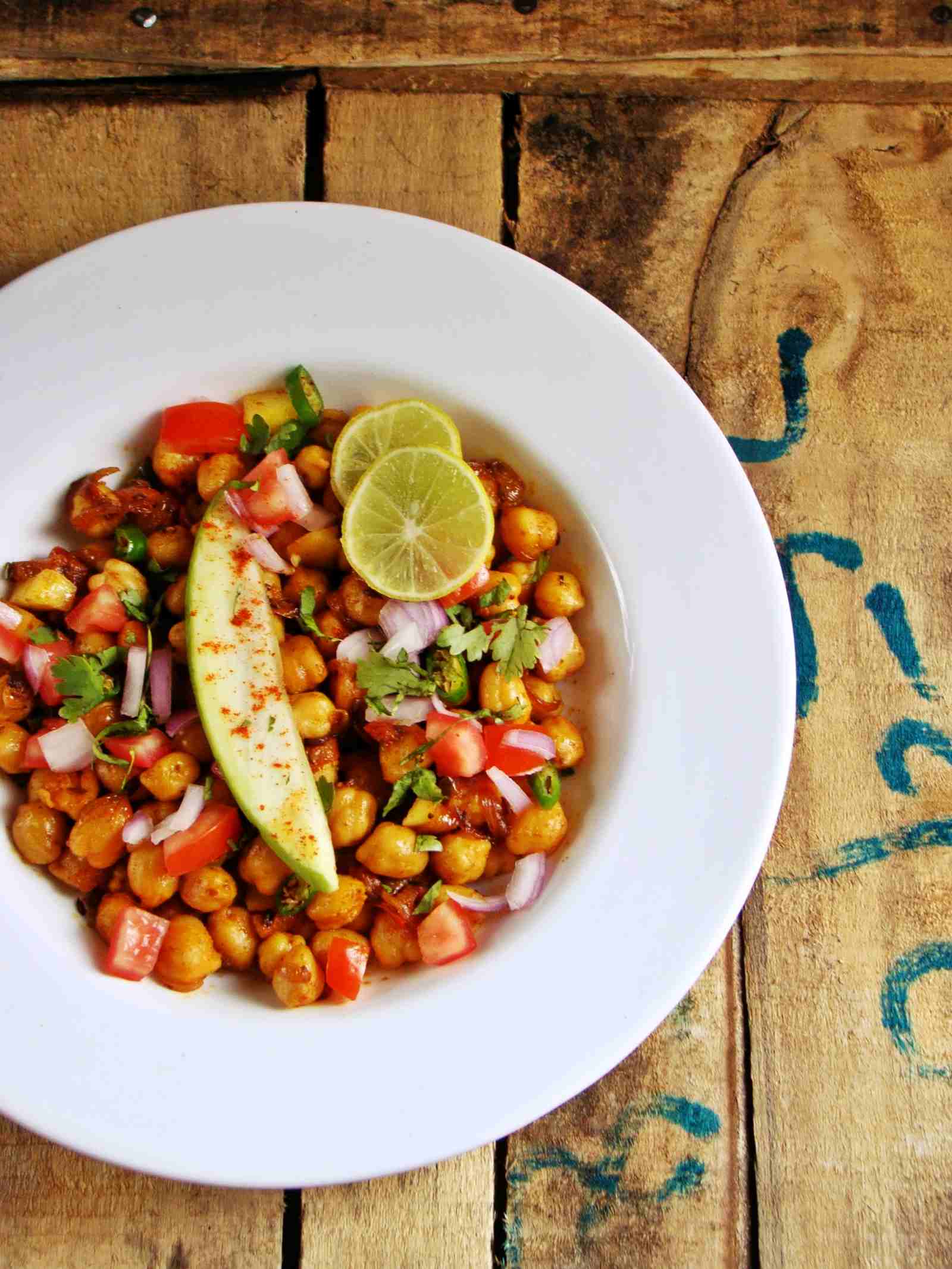 Chickpea Salad Recipe With Raw Mango 