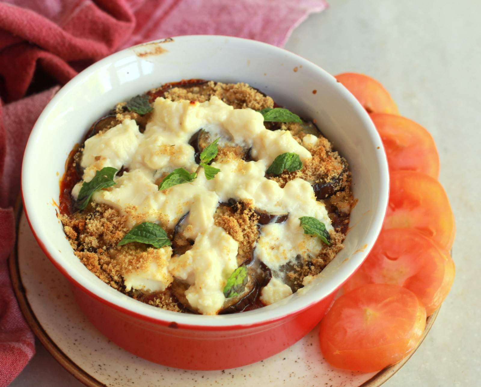 Couscous Eggplant And Tomato Gratin Recipe