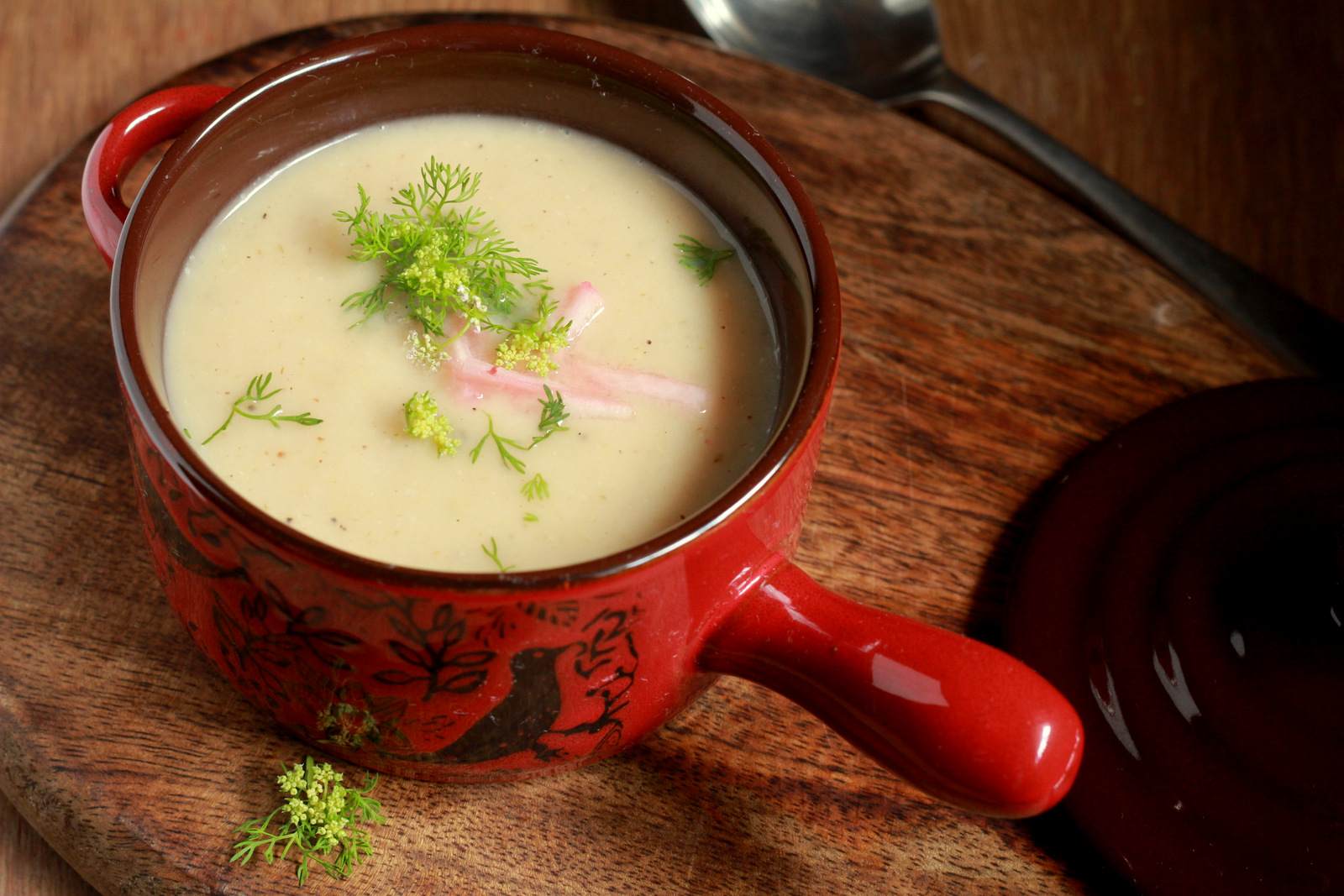 Creamy Radish Soup Recipe With Sweet Potato