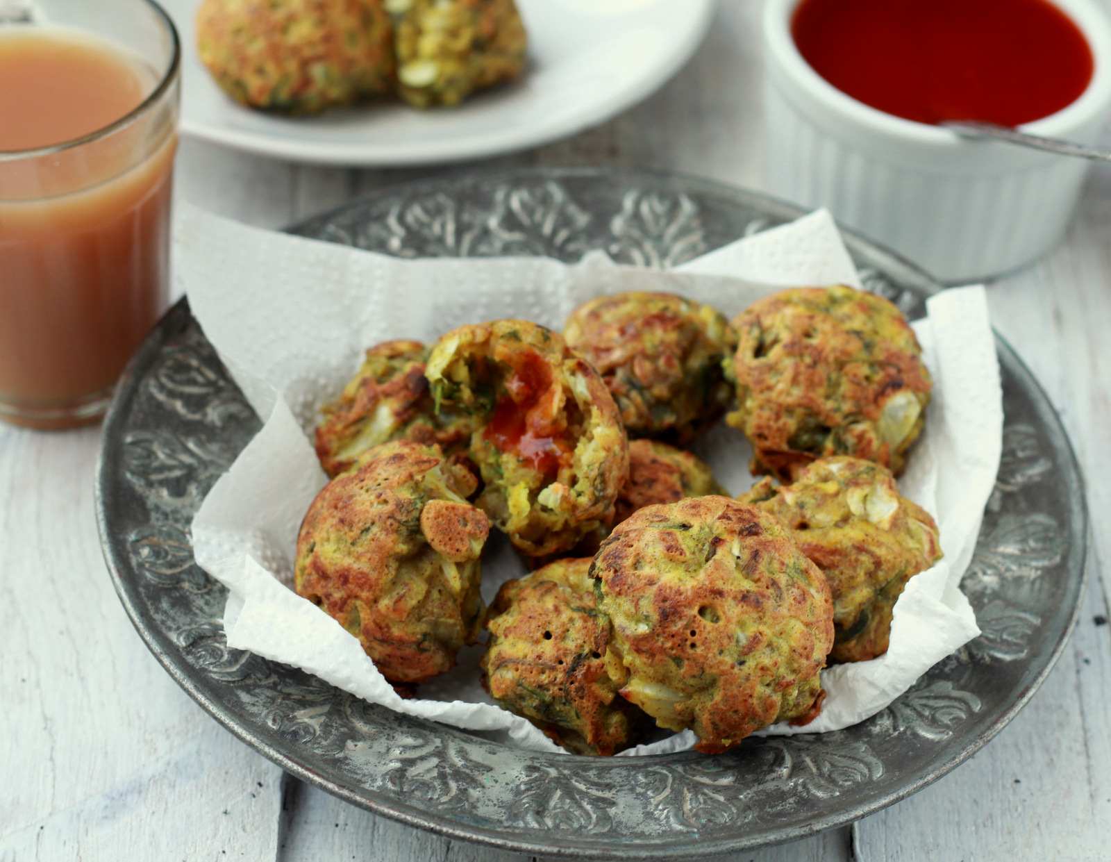 Kobiche Vade Recipe - Cabbage And Multigrain Fritters