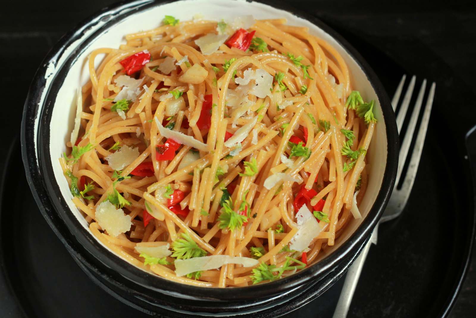 Recipe aglio olio Spaghetti Aglio,