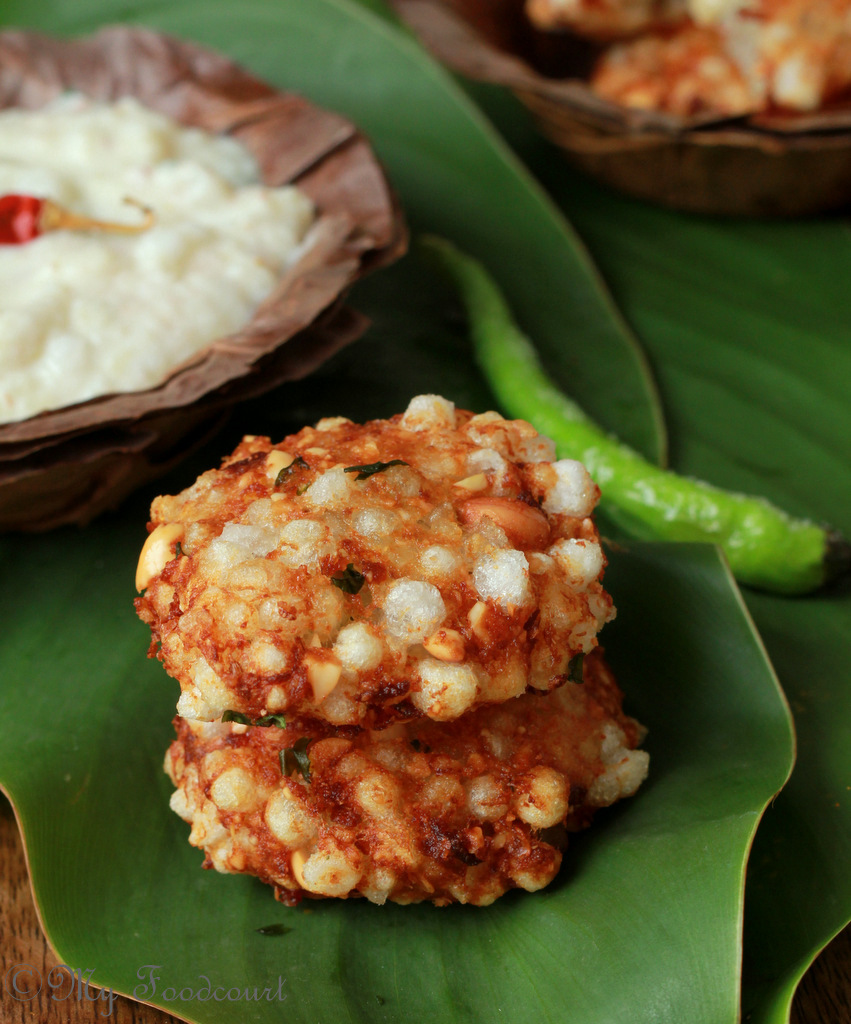 Sabudana Vada Recipe - Deep Fried Sago Patties/Cutlets