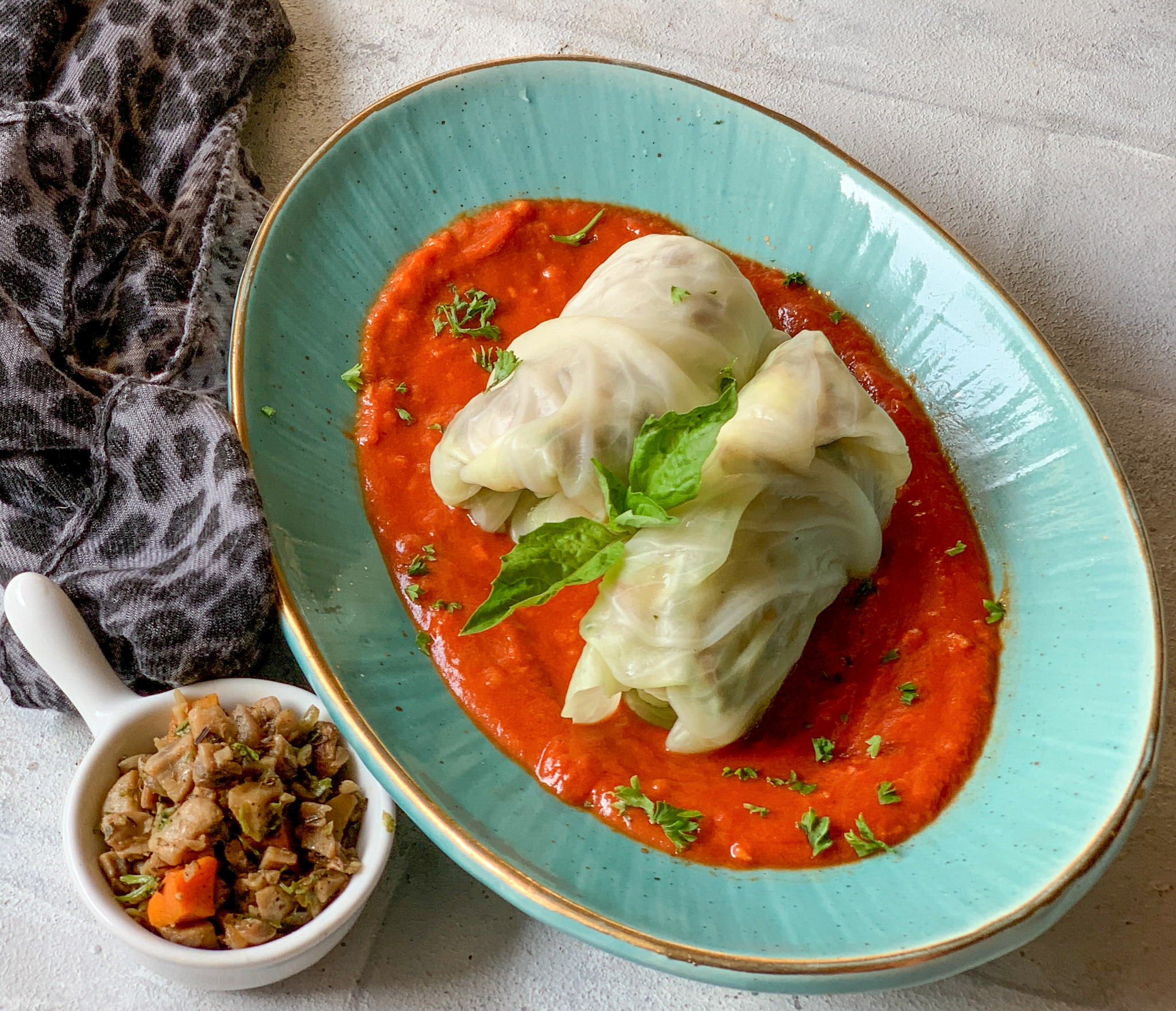 Stuffed Cabbage Rolls Recipe With Creamy Tomato Garlic Sauce by Archanas Kitchen picture