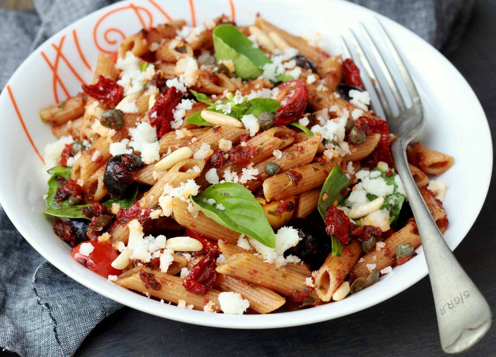 Sun Dried Tomato Penne Pasta Salad With Goat Cheese Sun Dried Tomato Penne Pasta Salad With Goat Cheese