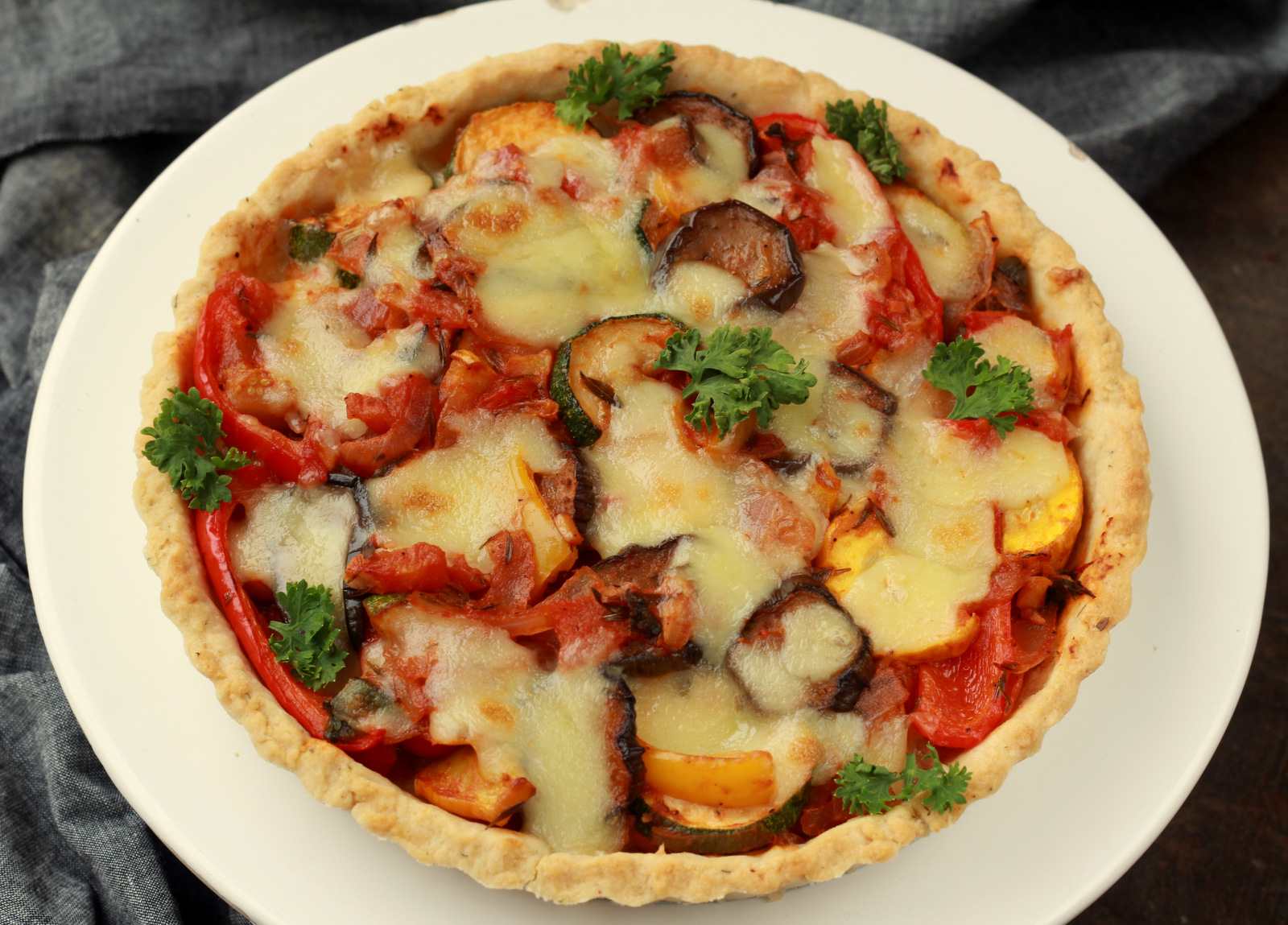 Tart Provencal With Ratatouille Recipe by Archana&amp;#39;s Kitchen