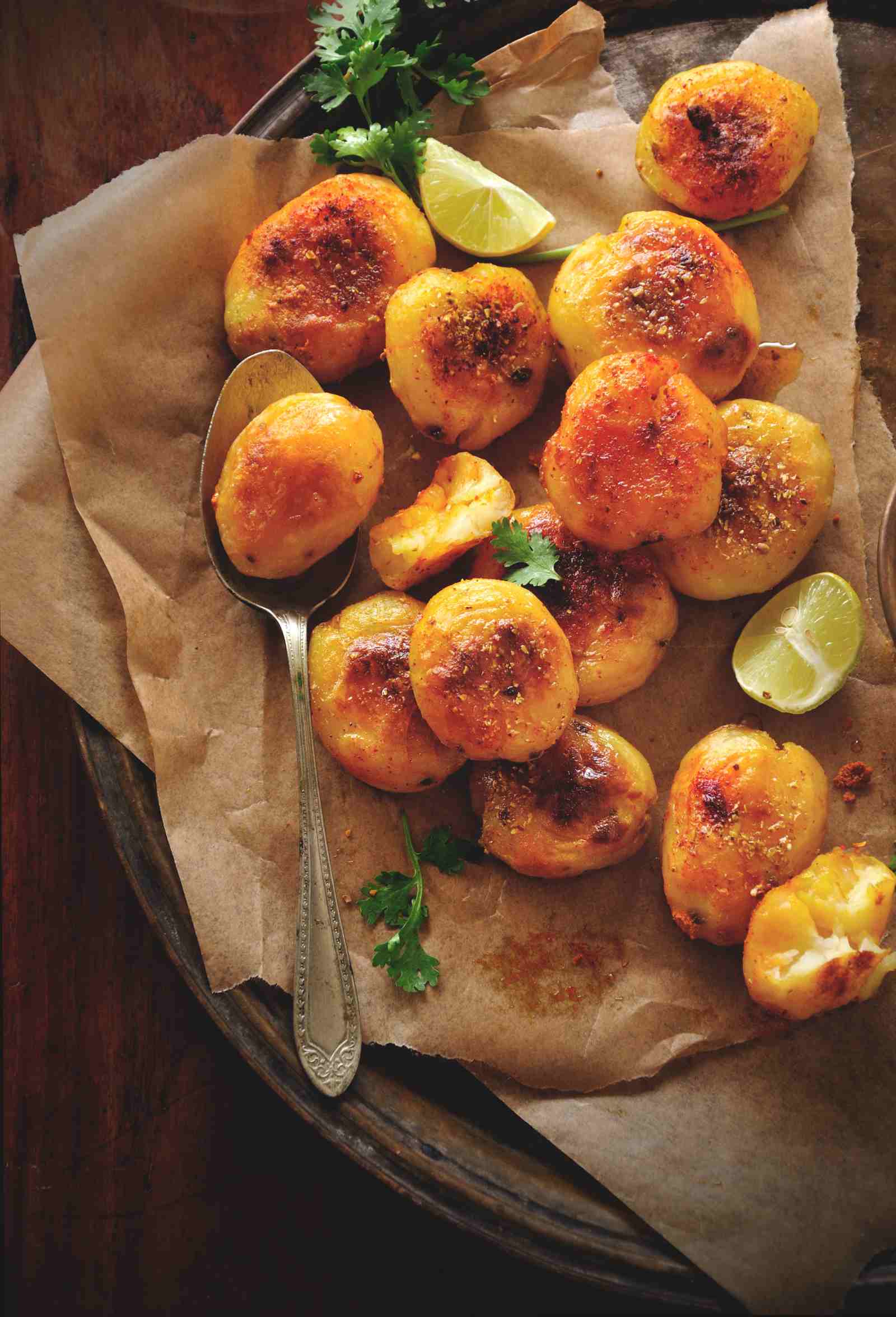 Aloo Took Recipe - Sindhi Style Double Baked Crispy Potatoes