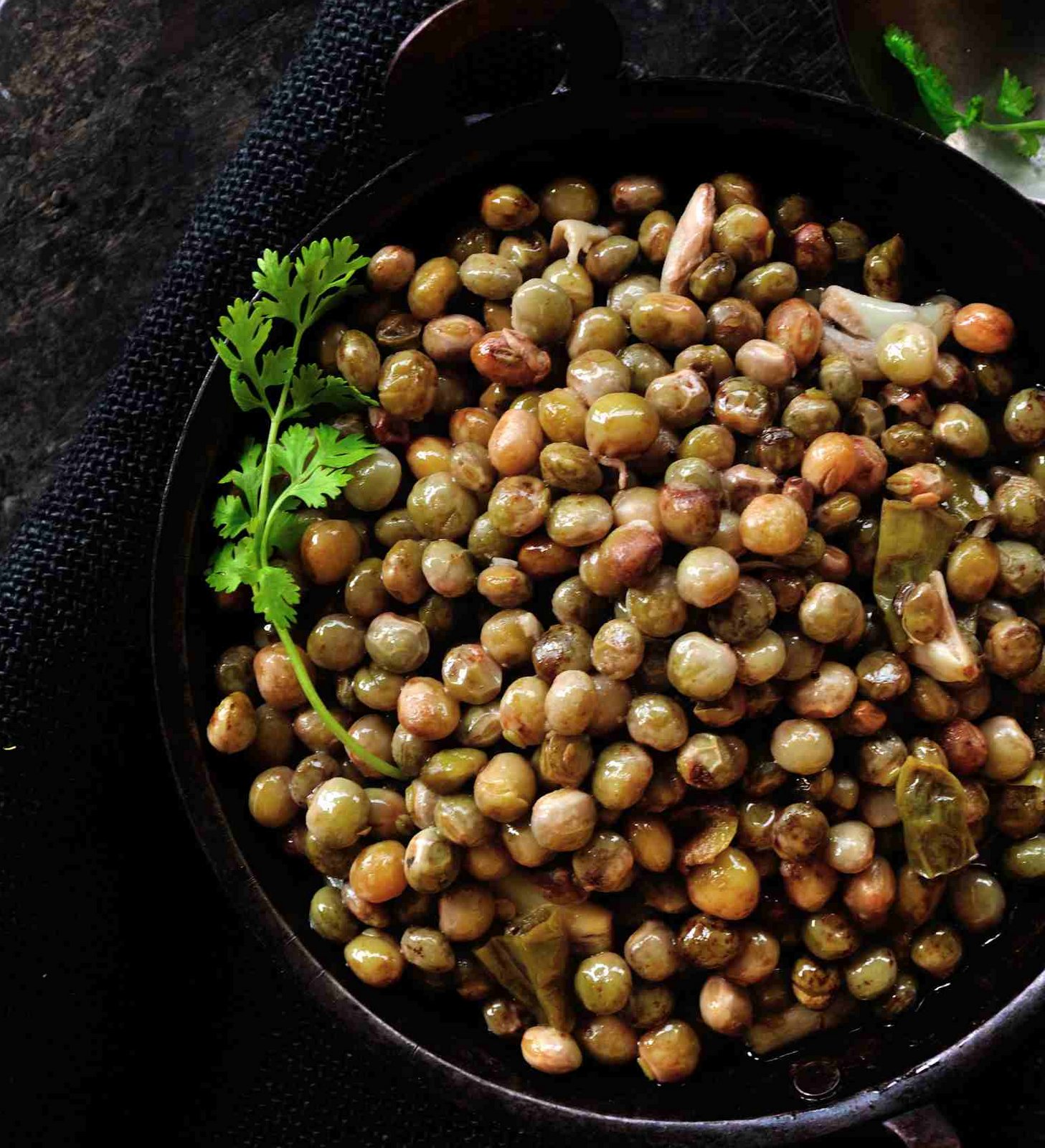 Togarikaayi Usli Recipe (Green Pigeon Peas)