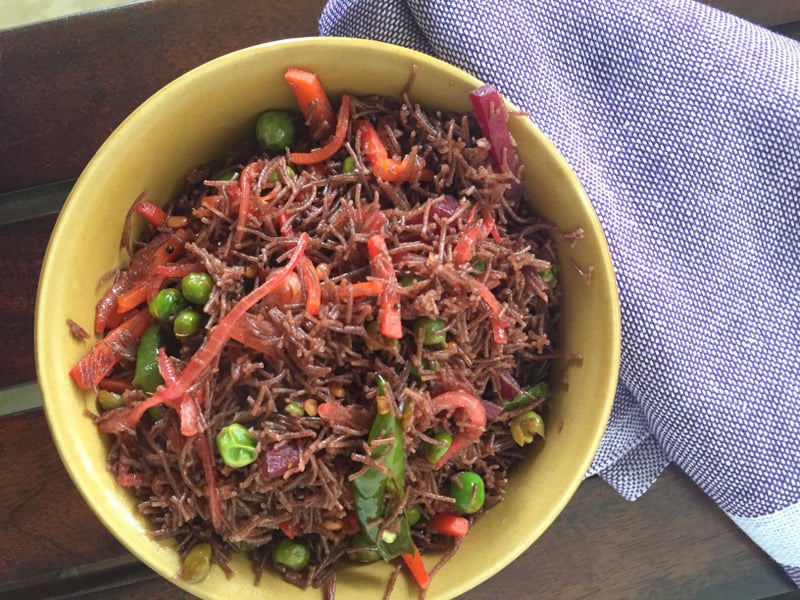 Ragi Semiya Upma Recipe - Ragi Millet Vermicelli Breakfast