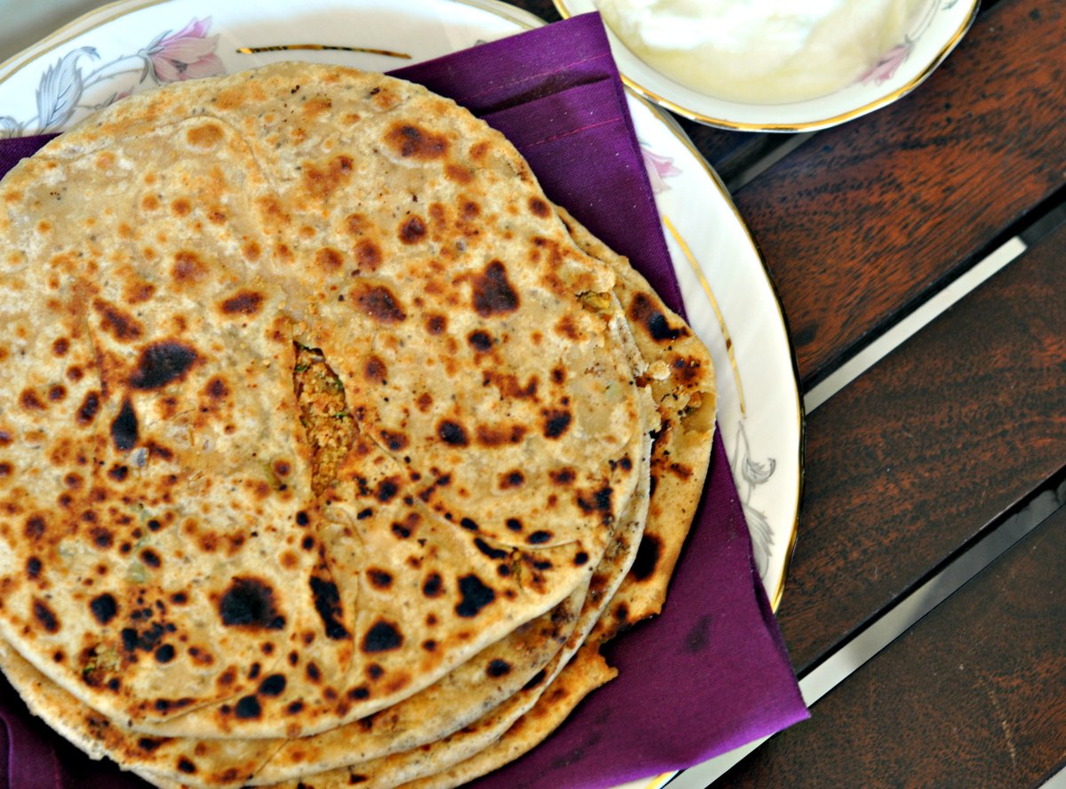 Sattu Ka Paratha Recipe (Stuffed Channa Dal Flour Paratha) by Archana's Kitchen