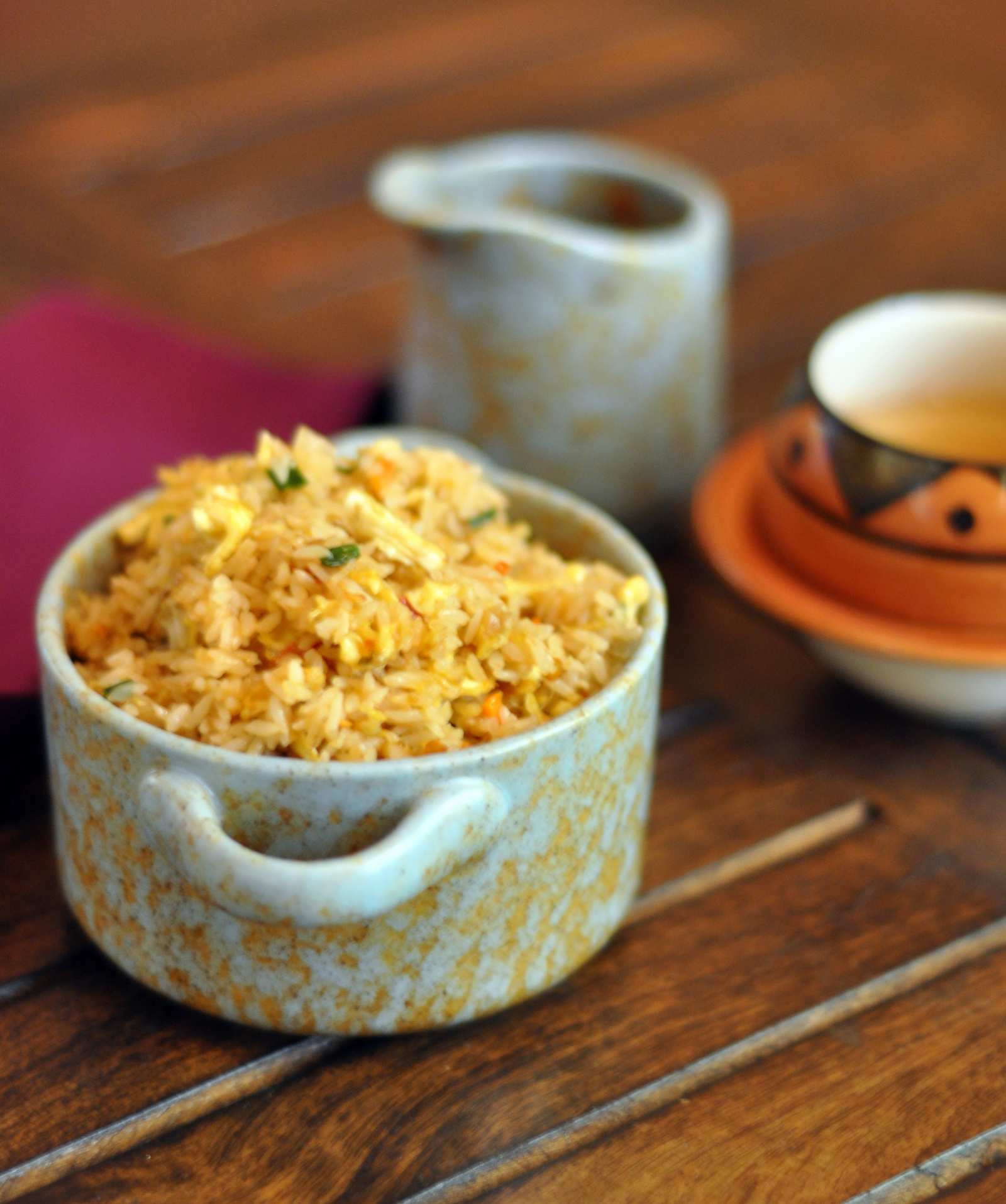 Spicy Schezwan Indo Chinese Egg Fried Rice Recipe By Archanas Kitchen