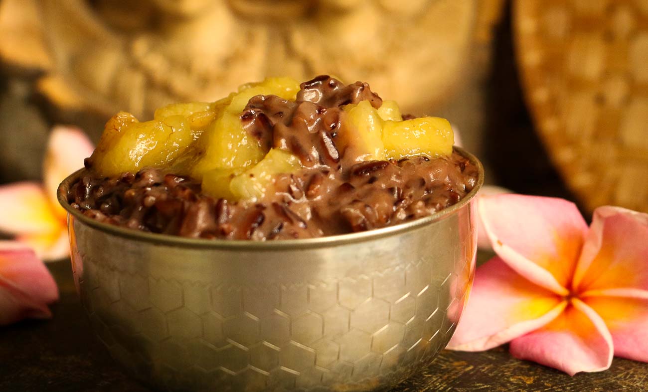 Balinese Black Rice Pudding Recipe Balinese Black Rice Pudding Recipe