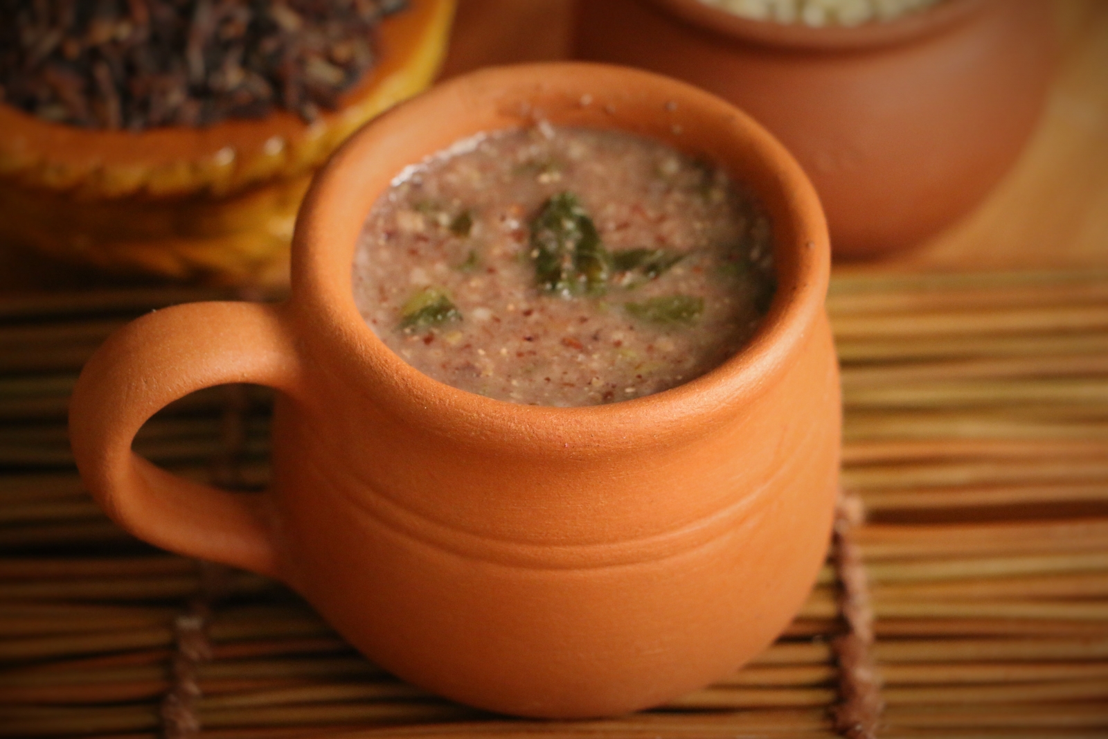 Black Rice, Barley & Flax Seeds Congee Recipe