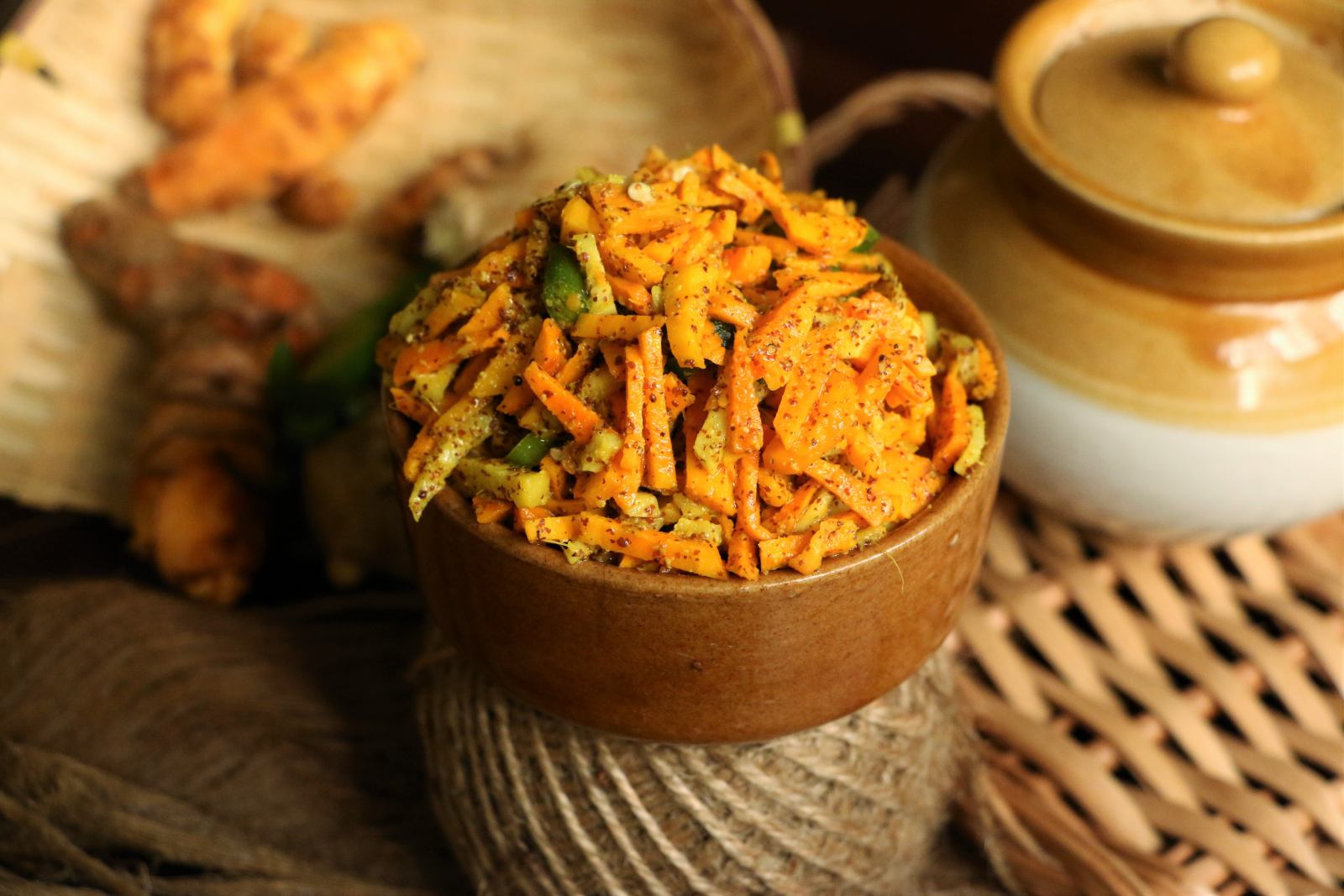 Turmeric, Ginger And Chilli Pickle Recipe