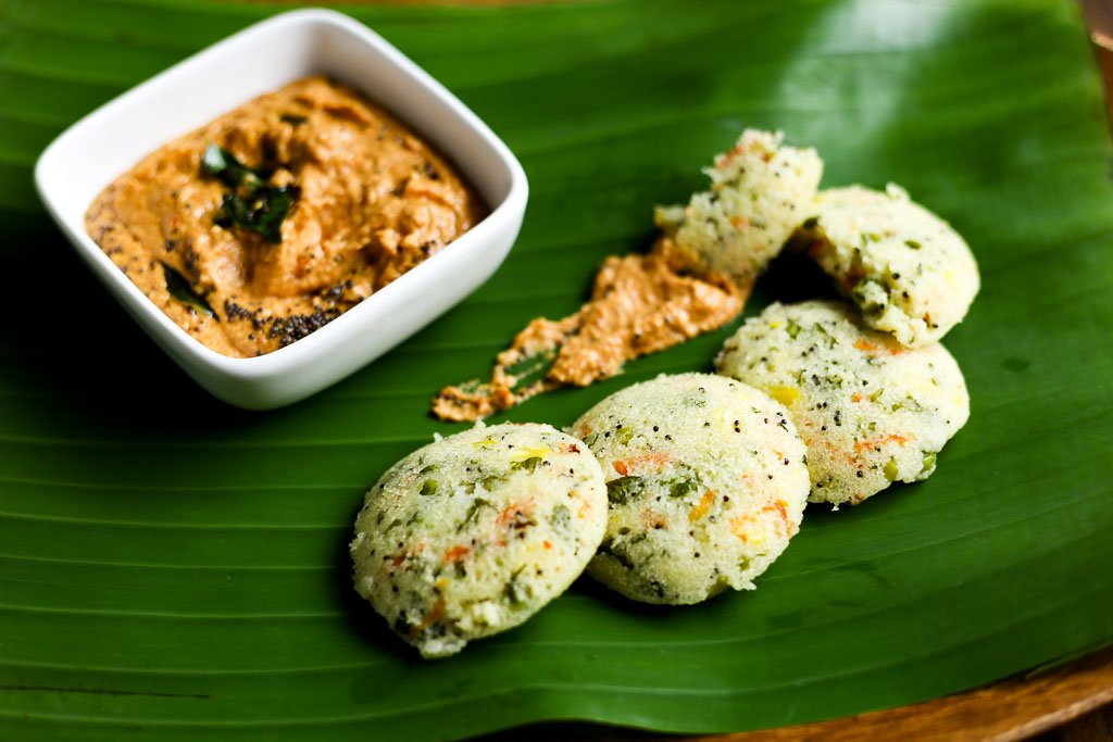 Veggie Rava Idli Recipe by Archana's Kitchen