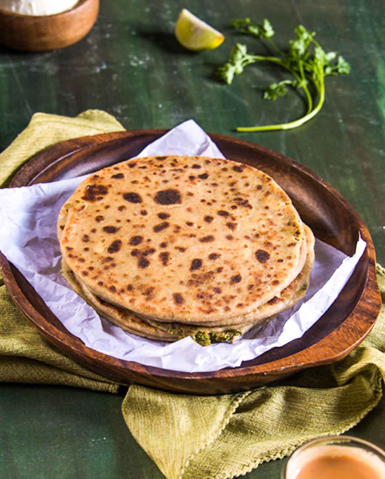 Broccoli and Paneer Paratha Recipe