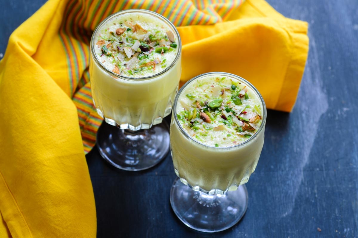 Kesar Elaichi Lassi Recipe