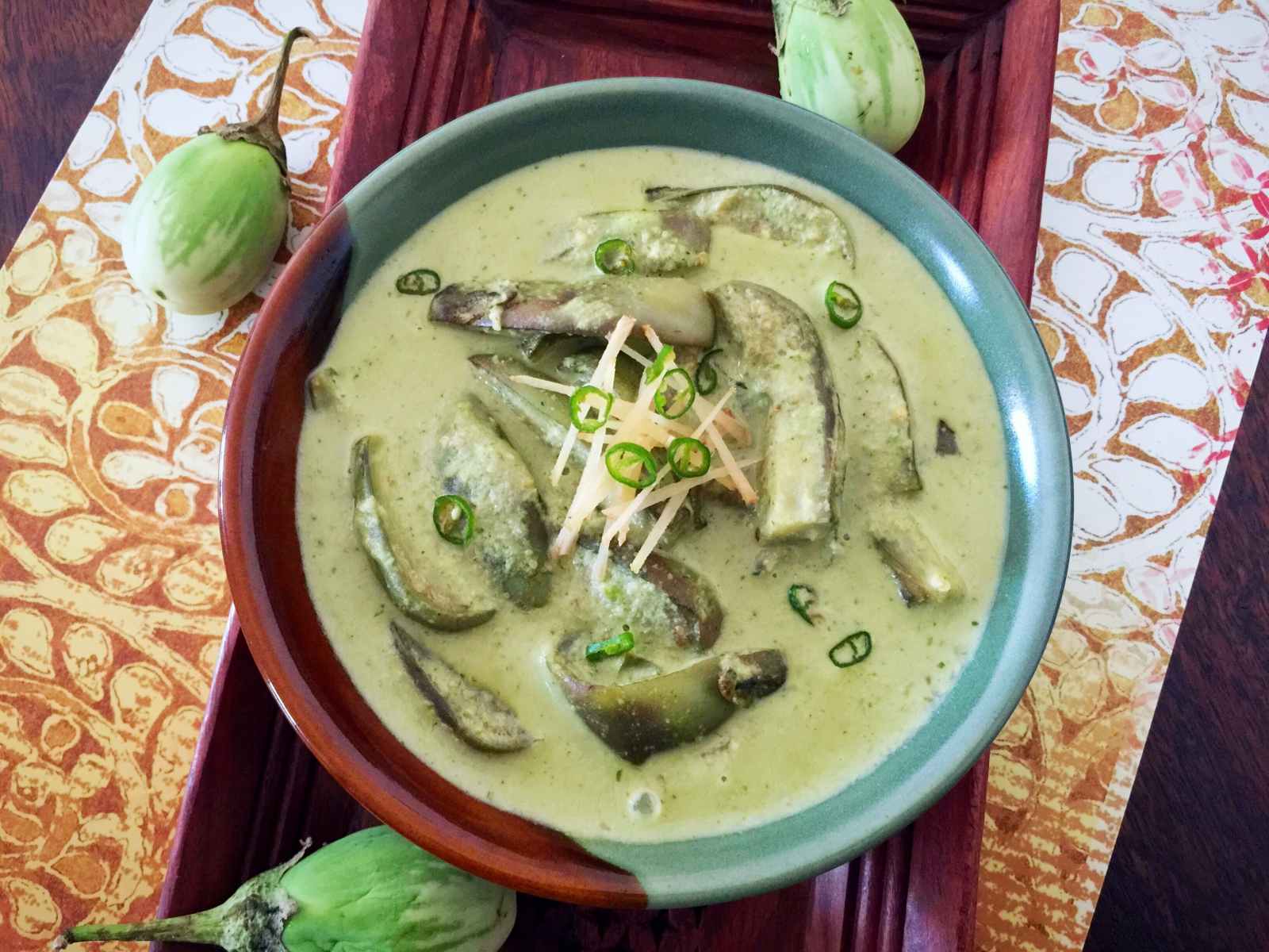 Aubergine in Spicy Peanut Sauce Recipe