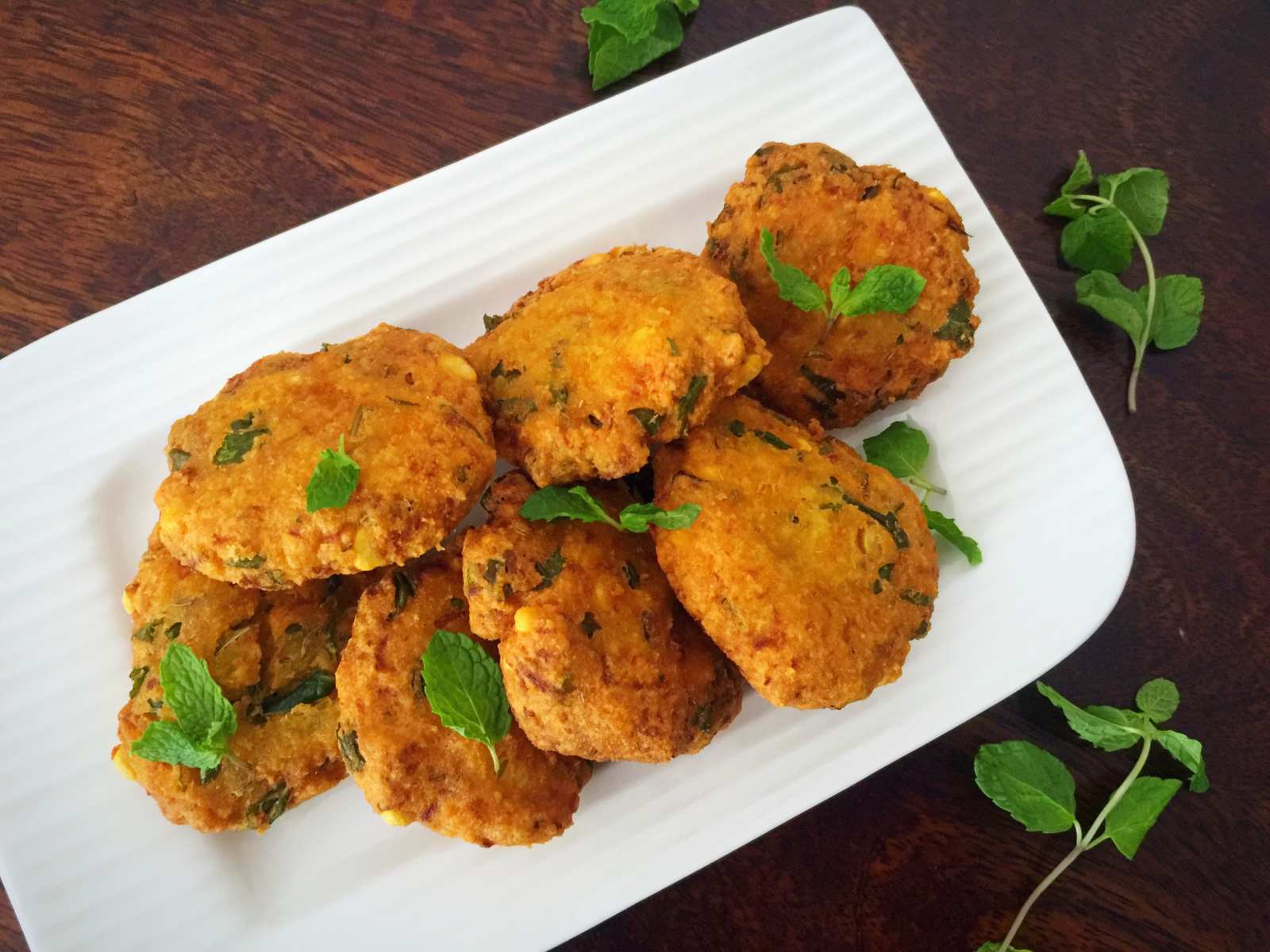 Carrot Pudina Masala Vadai Recipe