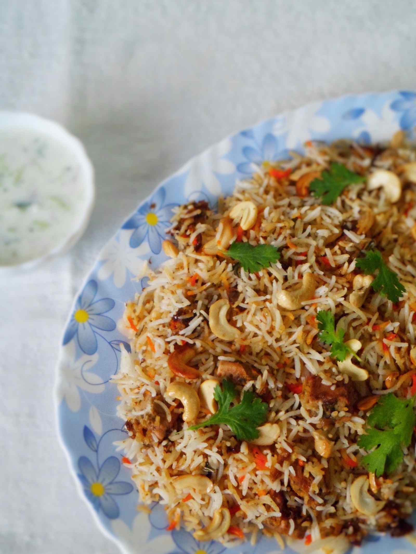 Raw Jackfruit Biryani Recipe - Kathal Biryani 