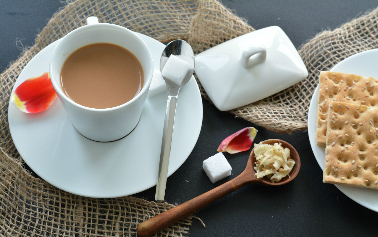 Ginger Cardamom Chai -Spice Infused Indian Style Milk Tea