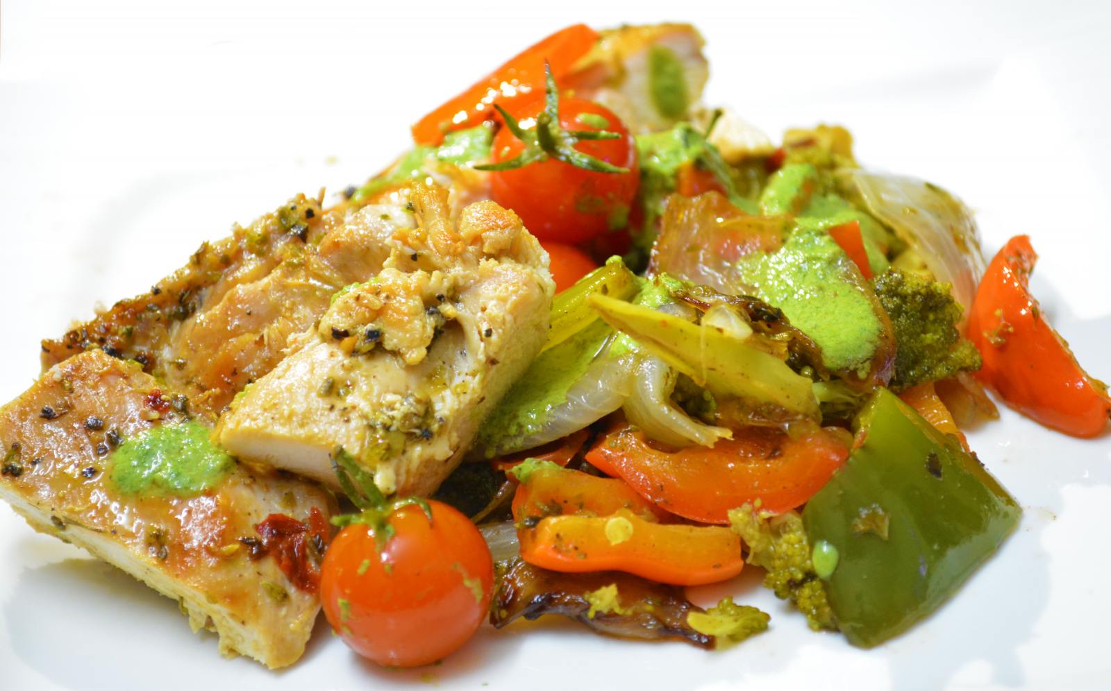 Grilled Chicken With Vegetables Recipe