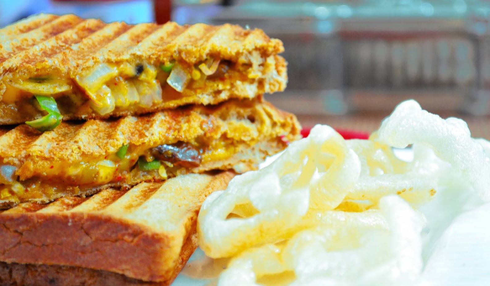 Grilled Rajma Masala Sandwich Recipe Grilled Rajma Masala Sandwich Recipe