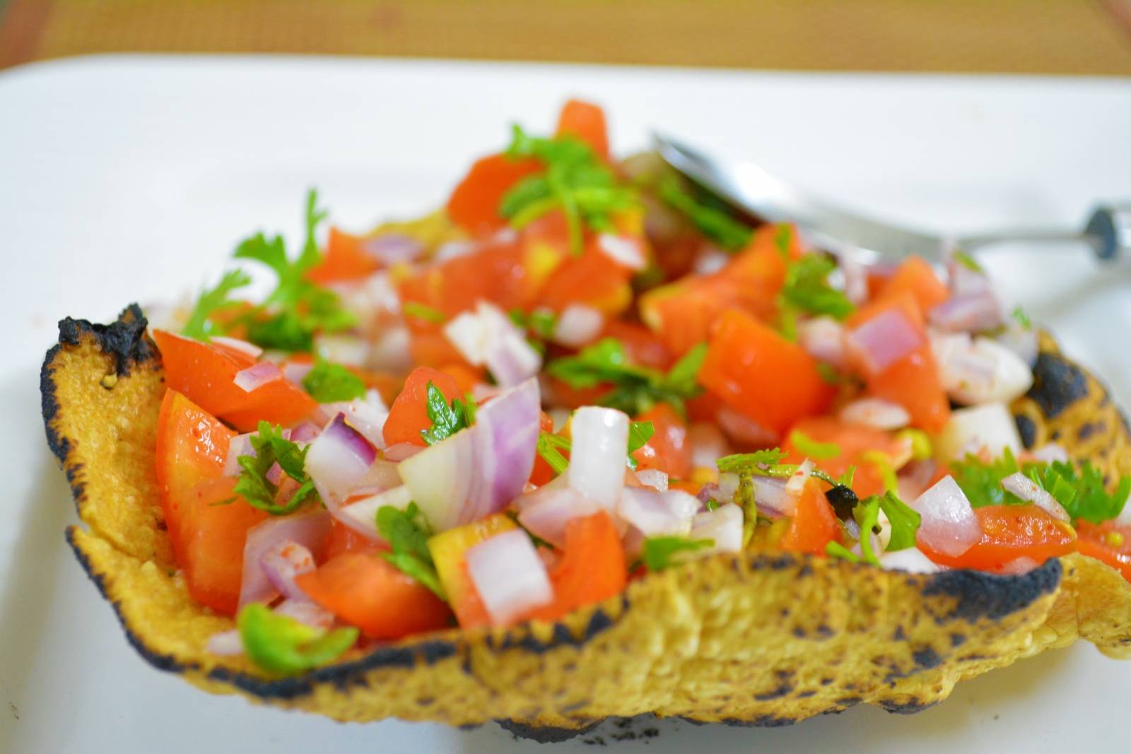 Masala Khichia Recipe (Spicy Corn Flour Papad)