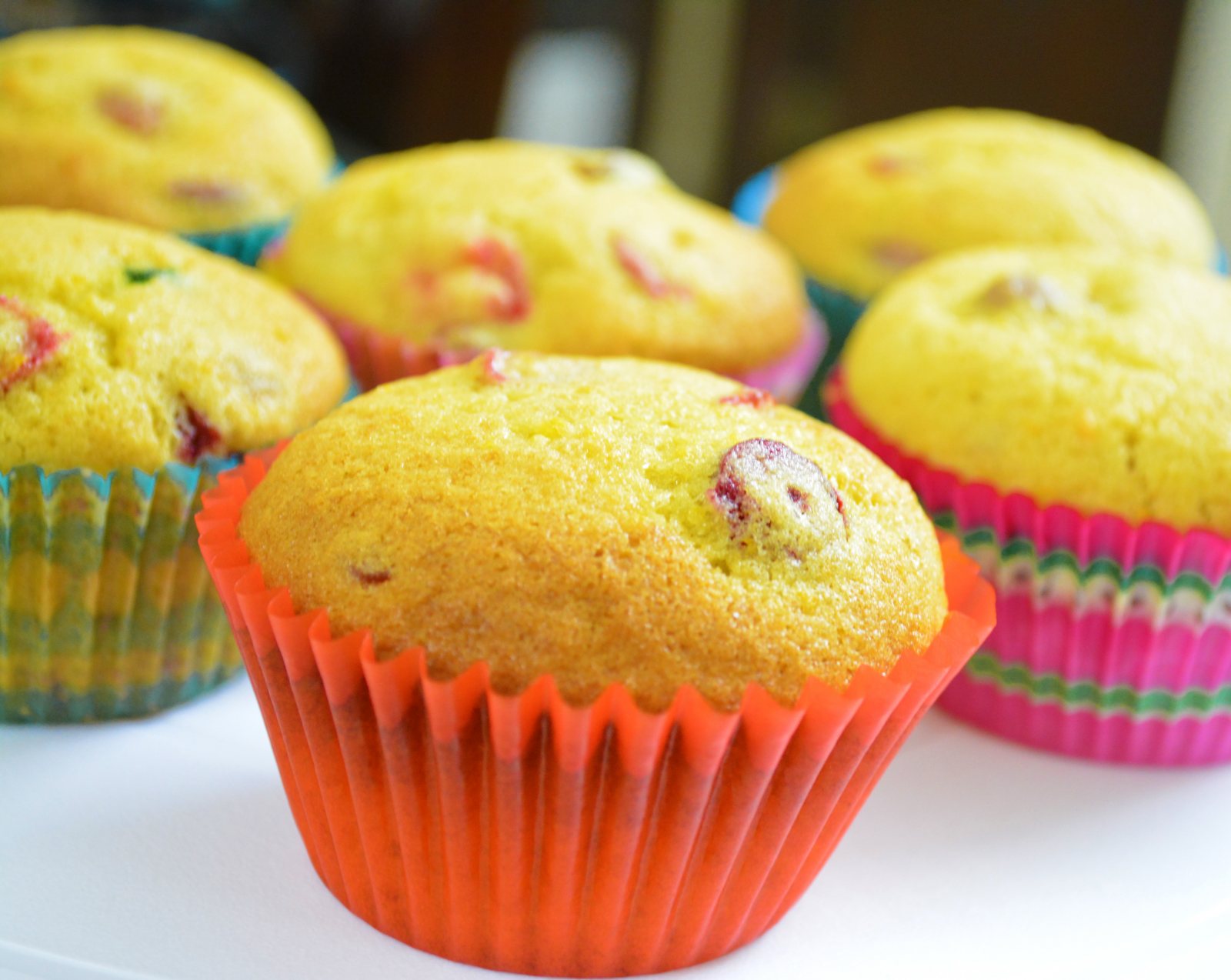 Orange Cranberry Cupcakes Recipe