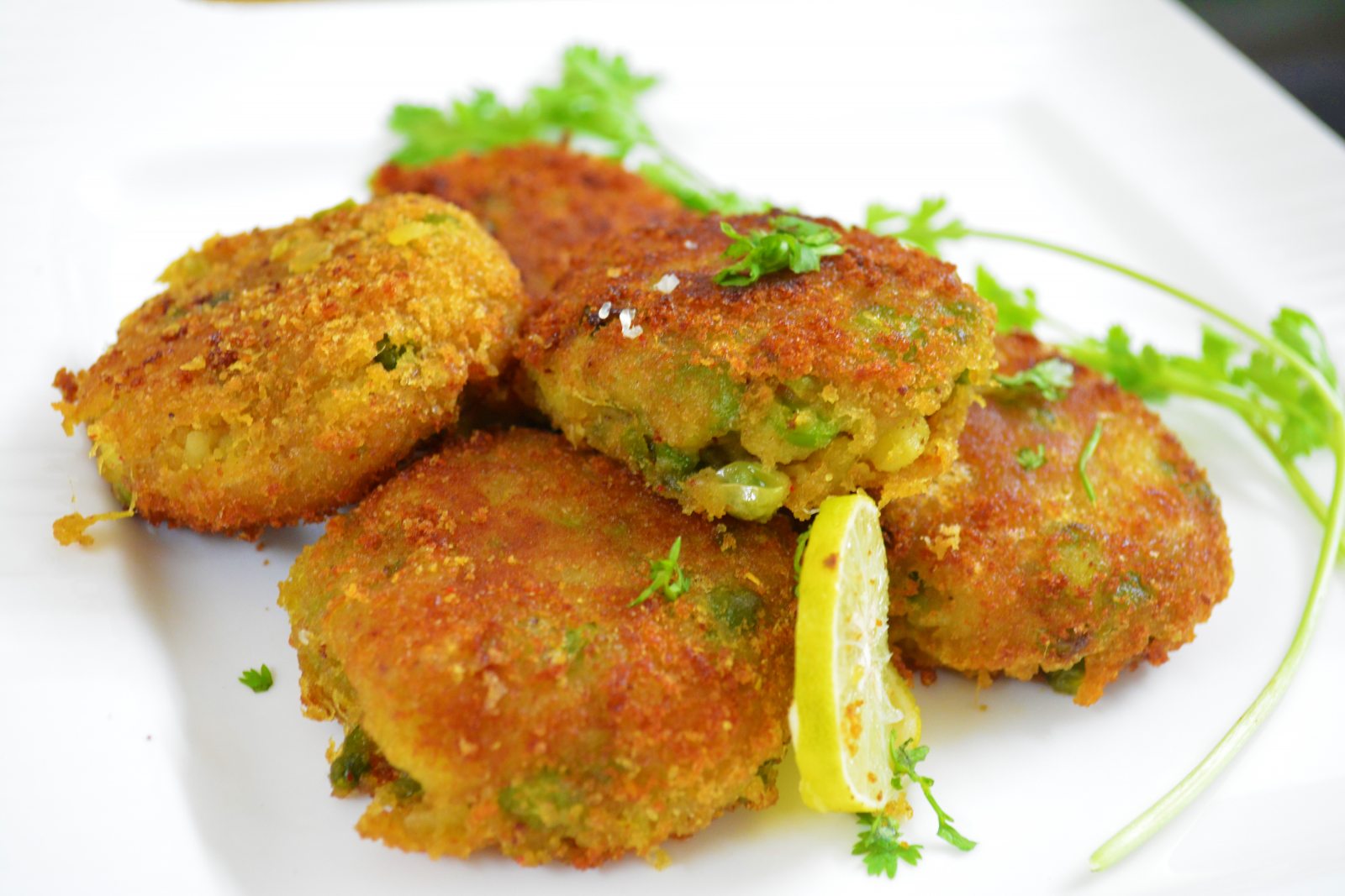 Sweet Potato & Peas Cutlet Recipe