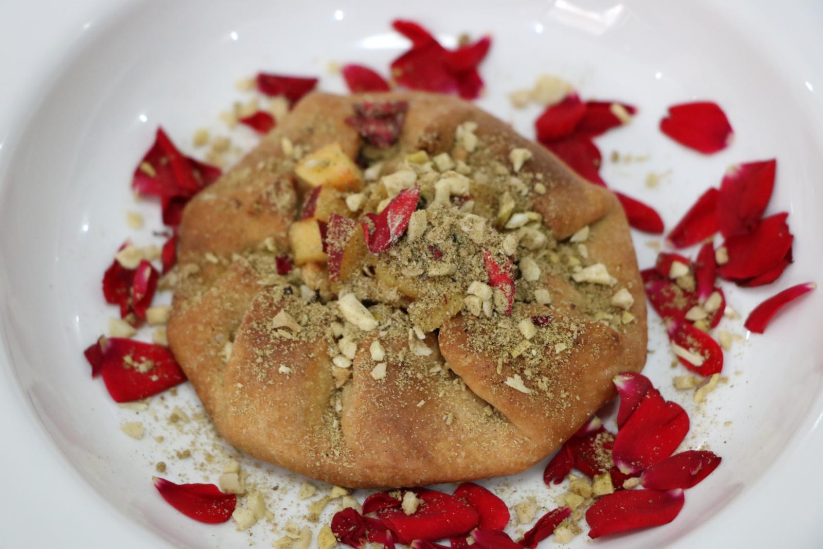 Thandai Nectarine Mini Galette Recipe Thandai Nectarine Mini Galette Recipe